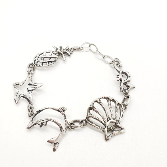 Trudi HAND CAST STERLING SILVER BRACELET - Picture 1 of 7